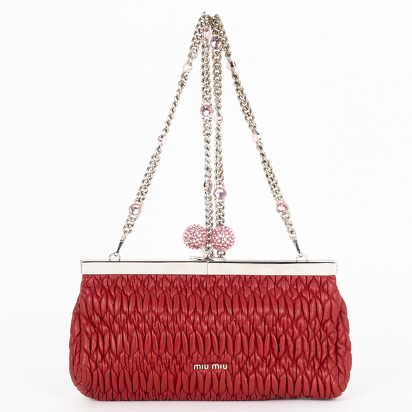 Miu Miu Handbags - Miu Miu Valentines Day Capsule Collection Crossbody Clutch
